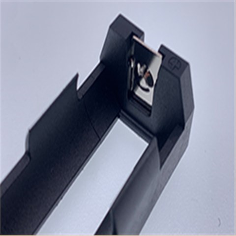 电池盒BH-18650-1J Ni DIP PA46带柱(BH-18650-A6AJ003)